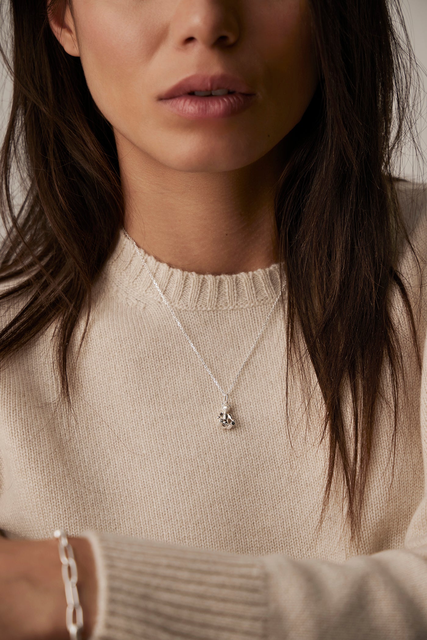 Kay Bojesen Bjørn i 18 karat forgyldt sølv.