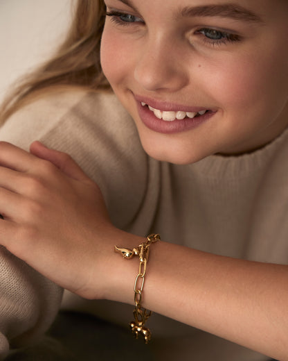 Kay Bojesen kædearmbånd i massiv sterling sølv