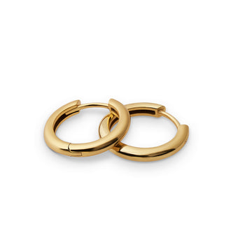 Øreringe i 18 karat forgyldt sølv. (15 mm) til Kay Bojesen Jewelry vedhæng