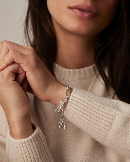 Kay Bojesen kædearmbånd i massiv sterling sølv